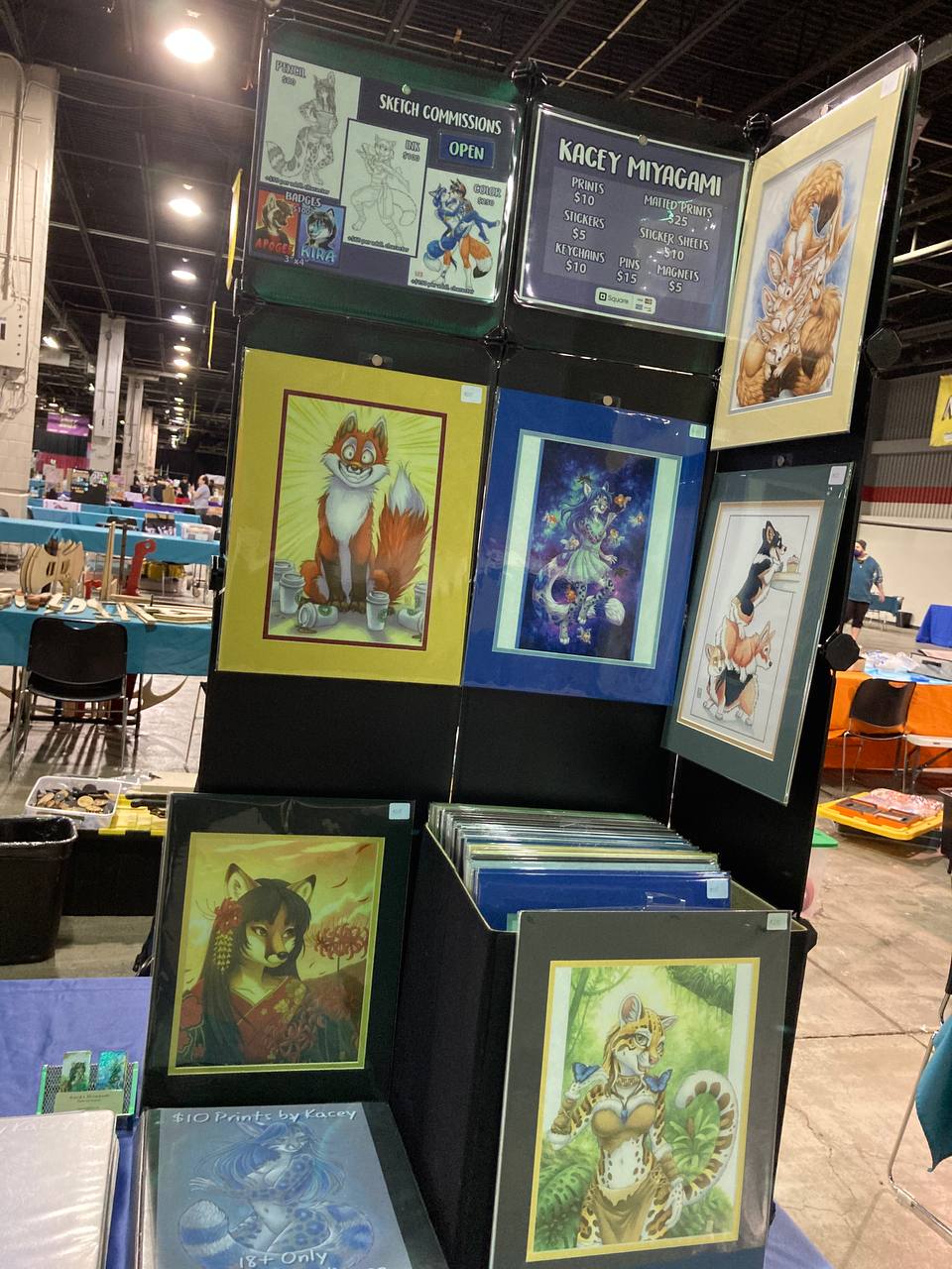 Convention Table - Prints Display