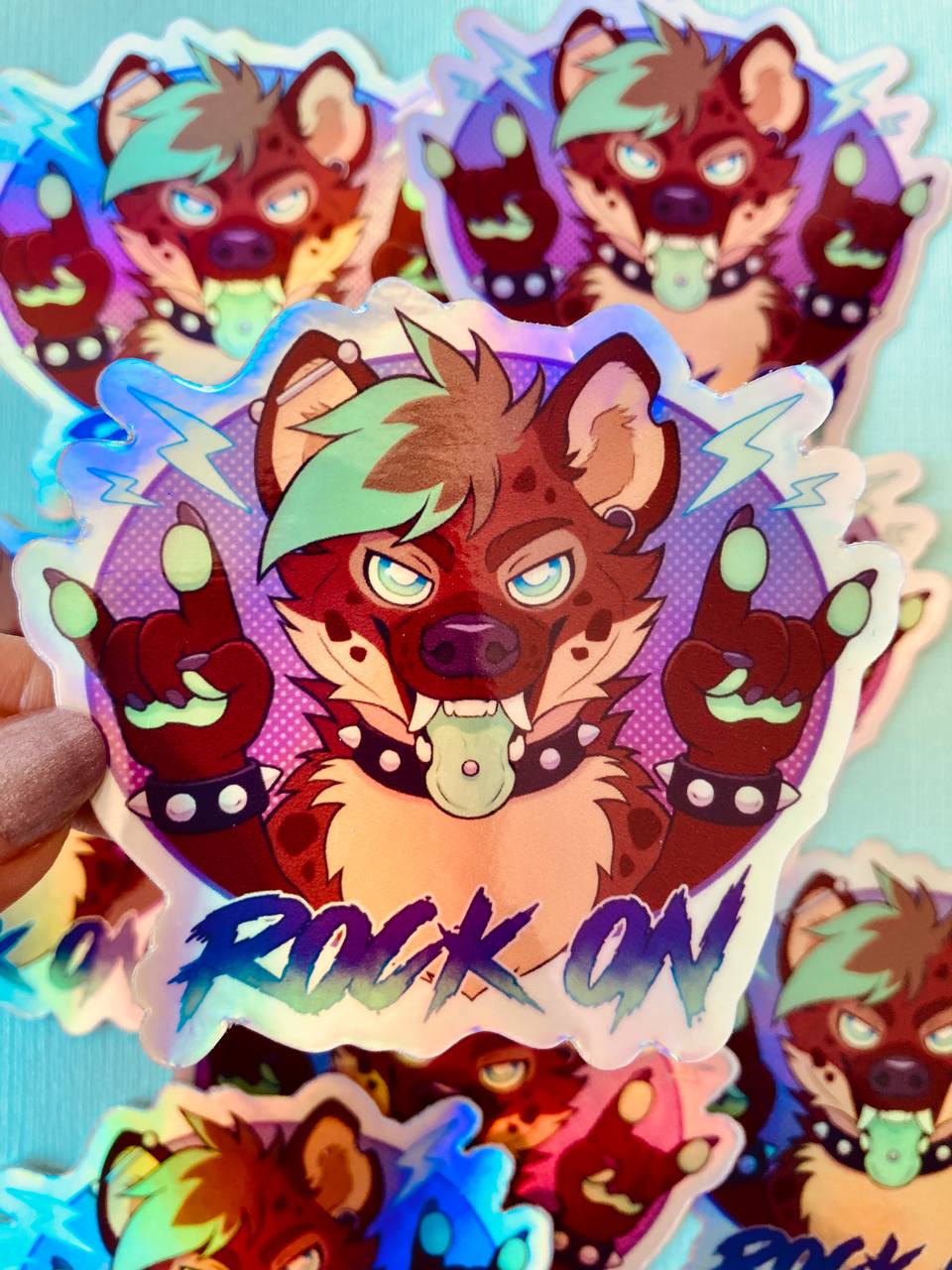 Convention Merchandise - Foil Stickers