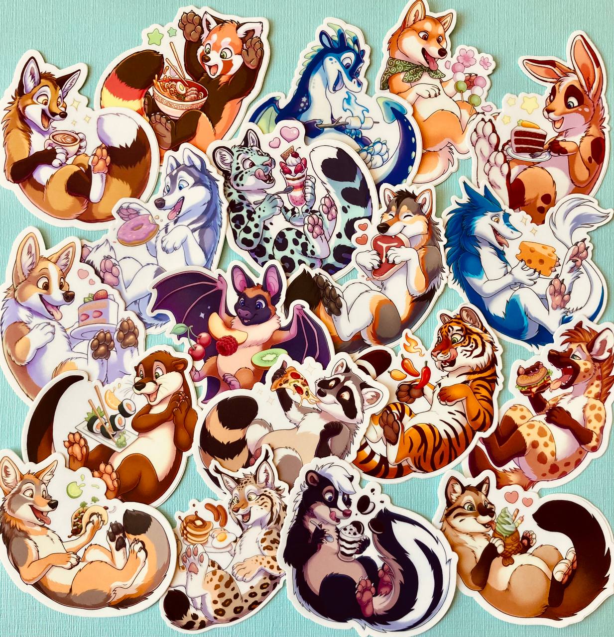 Convention Merchandise - Sticker Samples